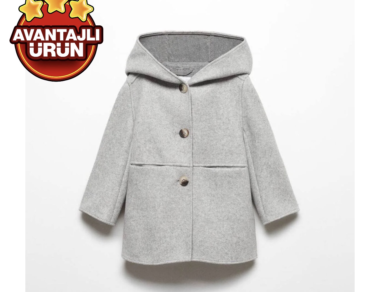 پالتو دخترونه منگو ٩ماه تا ١٨ ماه بسیار نرم و سبک