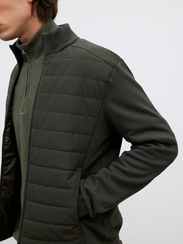 كاپشن ترك رنگ خاكي صدري نرم و لطيف و سبك سايز M/L/s