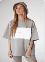 تي شرت باكسي زنانه سايز l/xl